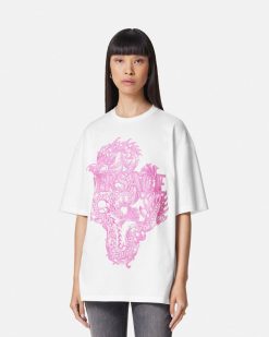 T-Shirts Et Pulls | Versace T-Shirt Annee Du Dragon