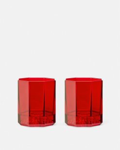 Verres Et Coupes | Versace Lot De 2 Verres A Whisky Medusa Lumiere