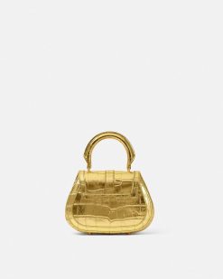 Greca Goddess | Versace Mini Sac Greca Goddess Effet Croco