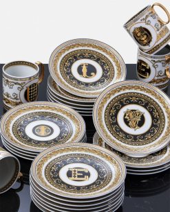 Assiettes | Versace Assiette O Virtus Alphabet 17 Cm