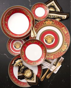 Assiettes | Versace Assiette Medusa Red 27 Cm