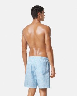 Maillots De Bain | Versace Short De Surf Barocco