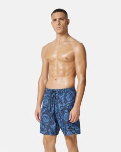 Maillots De Bain | Versace Short De Surf Barocco