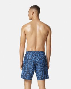 Maillots De Bain | Versace Short De Surf Barocco