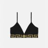 Soutiens-Gorge Et Slips | Versace Brassiere Triangle A Bordure Greca