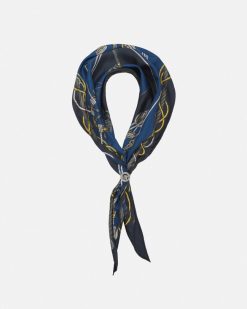 Accessoires Textiles | Versace Foulard Triangle En Soie Versace Nautical