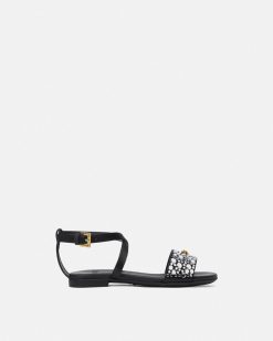 Chaussures | Versace Sandales Lycia Avec Cristaux