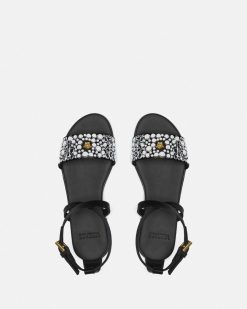 Chaussures | Versace Sandales Lycia Avec Cristaux