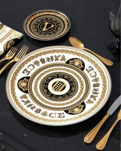 Collection Alphabet | Versace Assiette U Virtus Alphabet 33 Cm