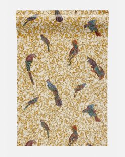 Papier Peint | Versace Papier Peint A Imprime Barocco Birds