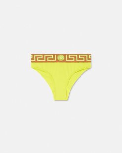 Maillots De Bain | Versace Bas De Bikini A Bordure Greca