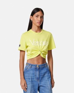 T-Shirts Et Pulls | Versace T-Shirt Court 1978 Re-Edition Logo