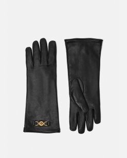 Accessoires Textiles | Versace Gants En Cuir Medusa '95