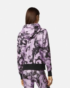 Vetements | Versace Hoodie Zippe Watercolour Couture