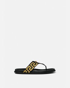 Sandales Et Claquettes | Versace Sandales Medusa Greca