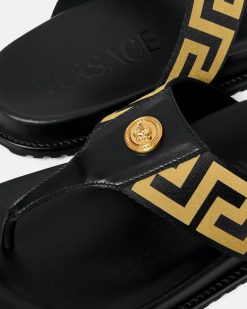 Sandales Et Claquettes | Versace Sandales Medusa Greca