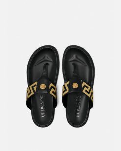 Sandales Et Claquettes | Versace Sandales Medusa Greca