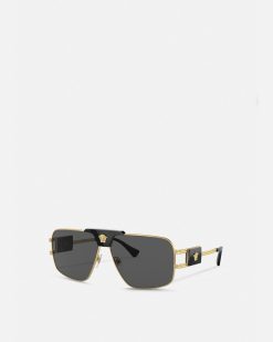 Lunettes De Soleil | Versace Lunettes De Soleil Aviateur Projet Special