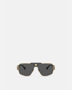 Lunettes De Soleil | Versace Lunettes De Soleil Aviateur Projet Special