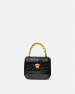 La Medusa | Versace Mini Sac Effet Croco La Medusa