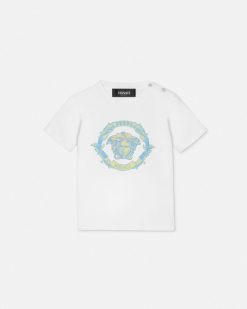 Vetements | Versace T-Shirt A Logo Barocco Wave Crest Baby