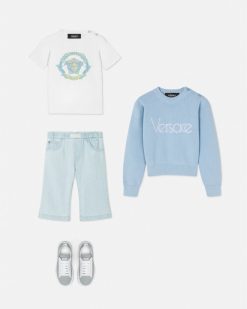 Vetements | Versace T-Shirt A Logo Barocco Wave Crest Baby