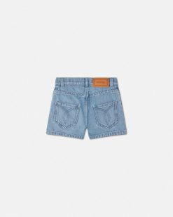 Vetements | Versace Short En Denim Brode Kids