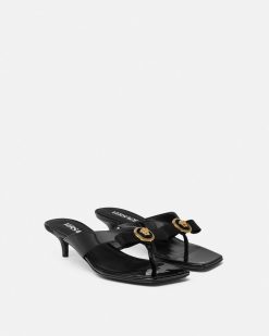 Gianni Ribbon | Versace Gianni Ribbon Mules 45 Mm