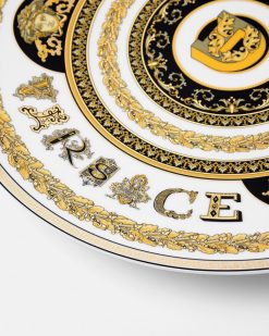 Collection Alphabet | Versace Assiette D Virtus Alphabet 33 Cm