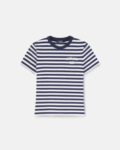 T-Shirts Et Pulls | Versace T-Shirt Nautical Stripe