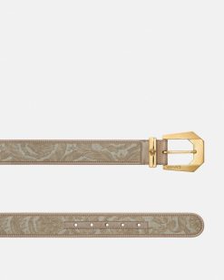 Ceintures | Versace Ceinture En Jacquard Barocco Medusa Heritage