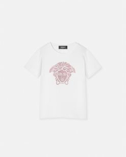 Vetements | Versace T-Shirt Medusa Kids Avec Cristaux