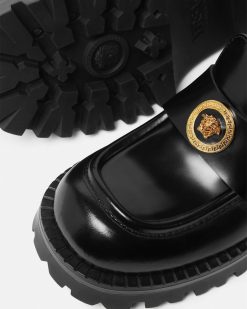 Mocassins Et Ballerines | Versace Alia Mocassins A Plateforme 35 Mm