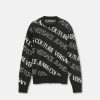 Vetements | Versace Pull En Jacquard Ondoyant A Logo