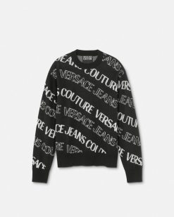 Vetements | Versace Pull En Jacquard Ondoyant A Logo