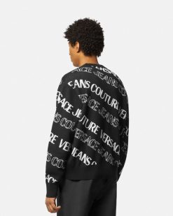 Vetements | Versace Pull En Jacquard Ondoyant A Logo