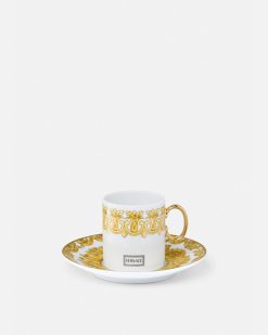 Cafe Et The | Versace Tasse A Expresso Et Soucoupe Medusa Rhapsody