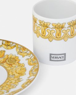 Cafe Et The | Versace Tasse A Expresso Et Soucoupe Medusa Rhapsody