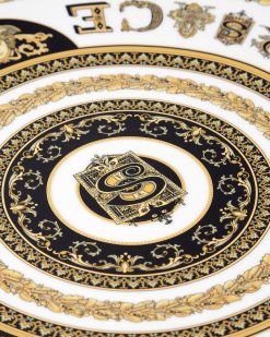 Collection Alphabet | Versace Assiette S Virtus Alphabet 33 Cm