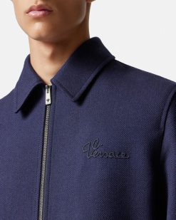 Vestes Et Manteaux | Versace Veste Style Blouson Versace Nautical Logo