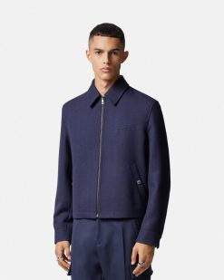 Vestes Et Manteaux | Versace Veste Style Blouson Versace Nautical Logo