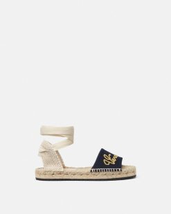 Chaussures | Versace Espadrilles Versace Nautical Logo Kids