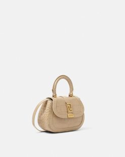 Greca Goddess | Versace Mini Sac Greca Goddess Aspect Croco