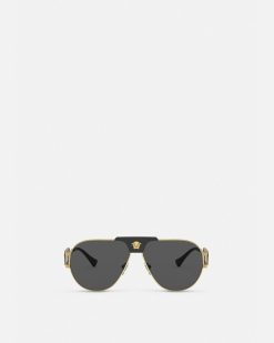 Lunettes De Soleil | Versace Lunettes De Soleil Aviateur Projet Special