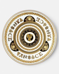 Collection Alphabet | Versace Assiette V Virtus Alphabet 33 Cm