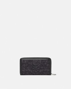 Portefeuilles | Versace Portefeuille Long En Jacquard Barocco