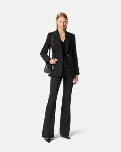 Vestes Et Blazers | Versace Blazer Dv A Boutonnage Droit