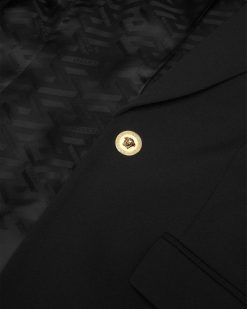 Vestes Et Blazers | Versace Blazer Dv A Boutonnage Droit