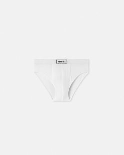 Slips | Versace Slip De Bain Cotele 90S Versace Logo