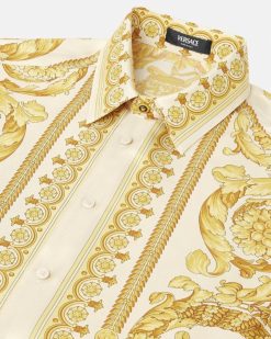 Chemises | Versace Chemise Barocco En Soie